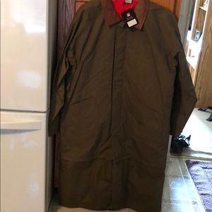 Men’s Leather Trench Coat